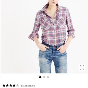 J.Crew boyfriend flannel shirt